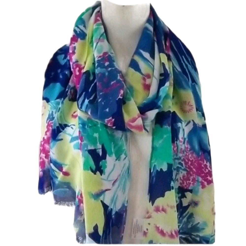 Studio thirty six multicolore floral Scarf/Wrap